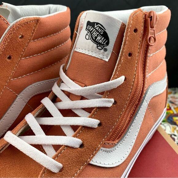 Vans Sk8-Hi Reissue SI Burnt Orange Women's Various Sizes - Picture 7 of 12